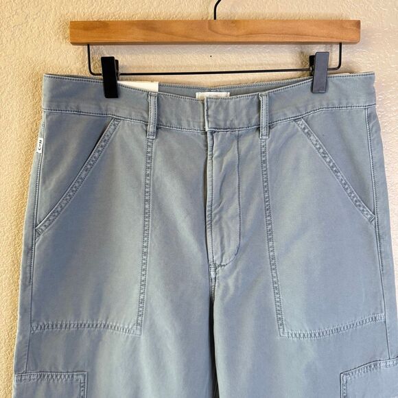 NEW Citizens of Humanity Marcelle Pants Womens 30 Gray Low Slung Cargo Barrel - Picture 3 of 15